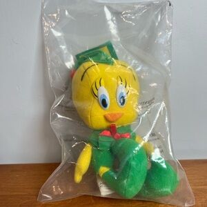 Vintage Looney Tunes x McDonald's Tweety Bird Plush 1992 NEW Packaged